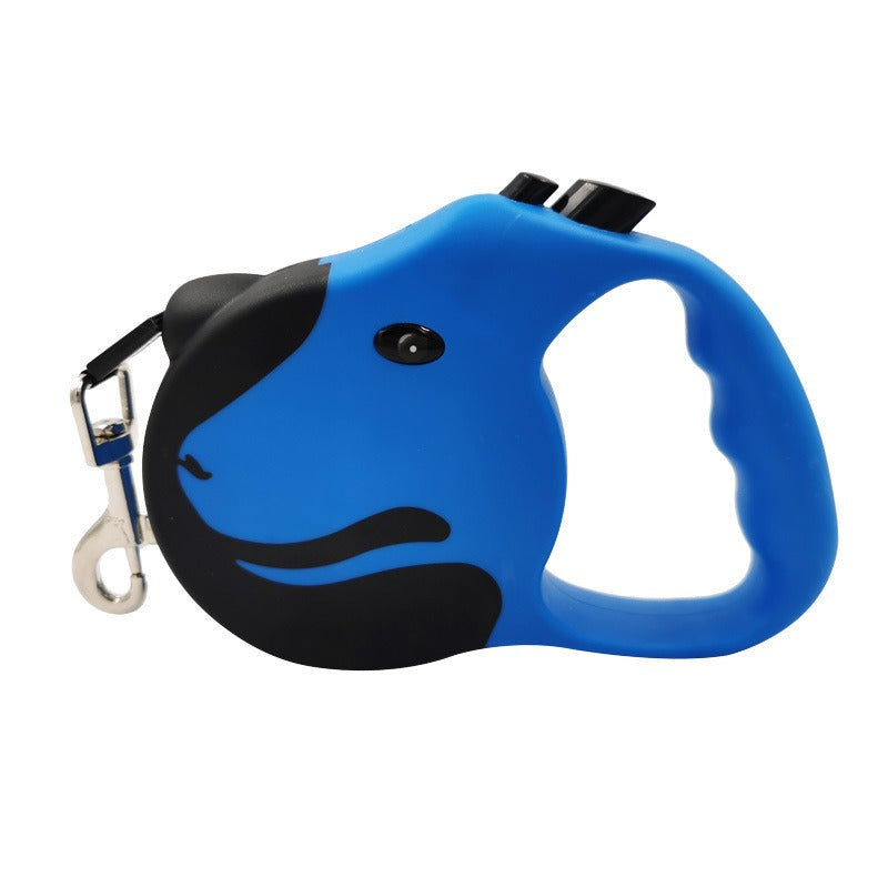 Heavy-Duty Retractable Dog Leash for Medium & Large Dogs – 5M or 8M, 50kg Rated, One-Button Brake | 4 Colors