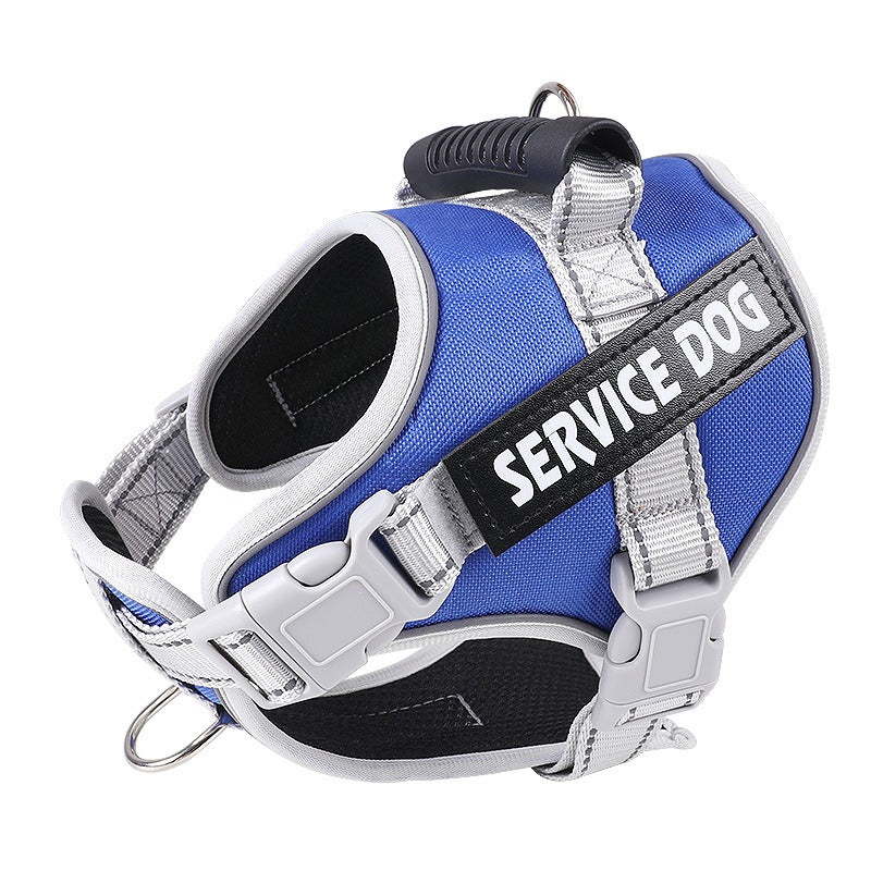 No-Pull Dog Harness with Reflective Trim, Top Handle & Velcro Patch – Padded, Adjustable, Dual D-Ring | XS–XXL | 10 Colors | Optional Leash Bundle