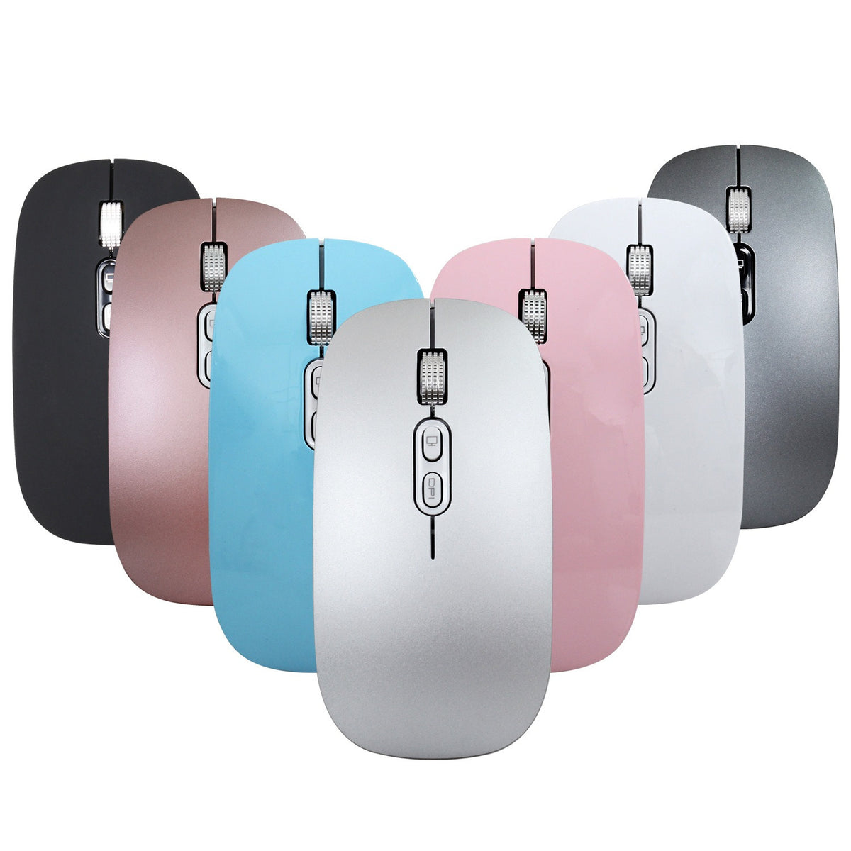 Rechargeable 2.4G Wireless Mouse with Silent Clicks