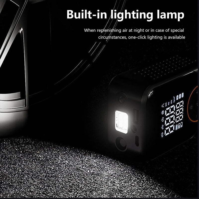 Portable Wireless Tire Inflator with Digital Display – 150 PSI Cordless Air Pump