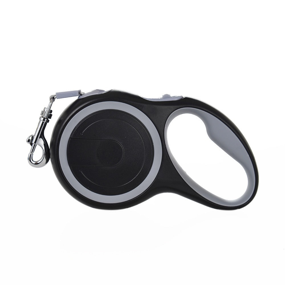 Retractable Dog Leash with LED Flashlight & Poop Bag Dispenser – Single or Dual Cord, 3M Nylon | Walk 1 or 2 Dogs | 10 Colors