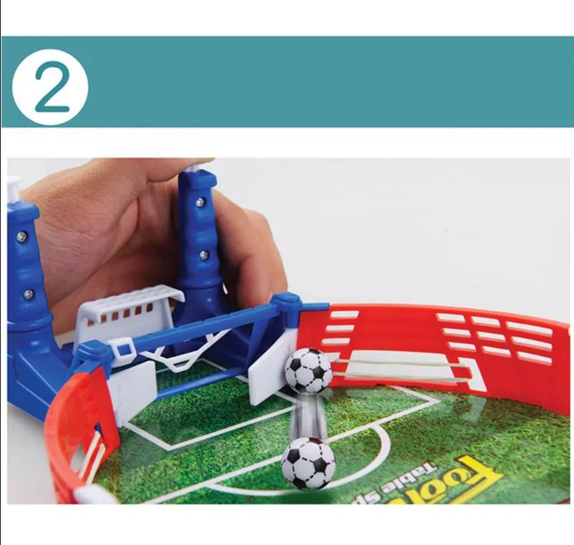 Portable Mini Tabletop Football Game for 2 Players