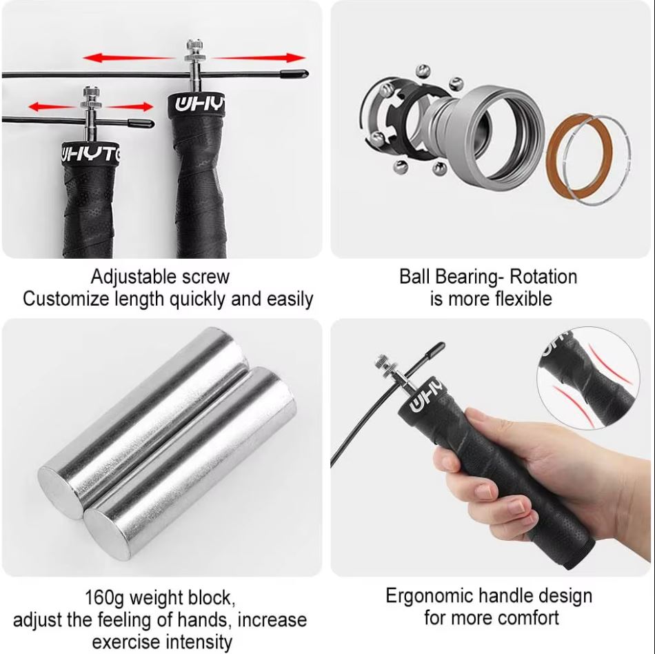 3 mm Speed Jump Rope with Ball Bearings