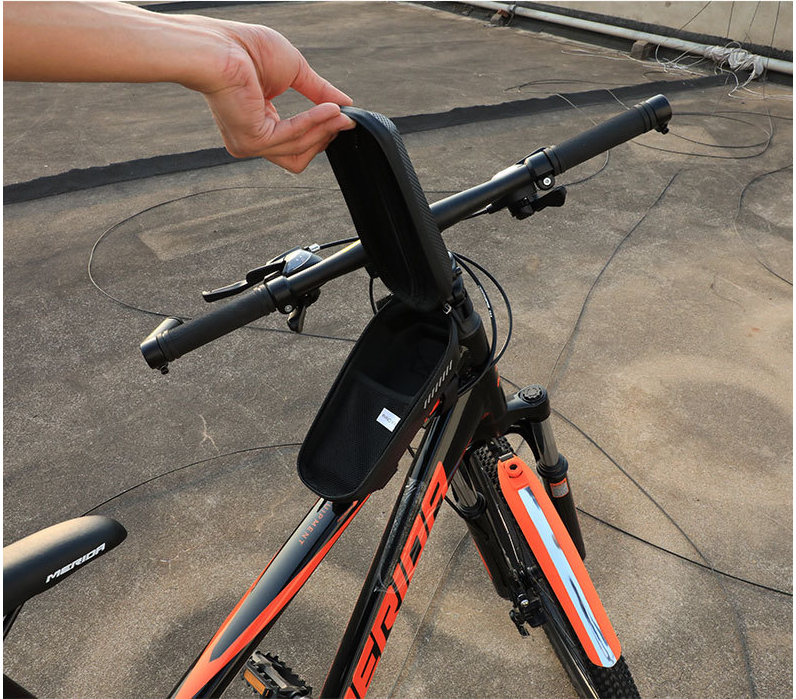 1.2L EVA Bicycle Top-Tube Bag with Hard Shell