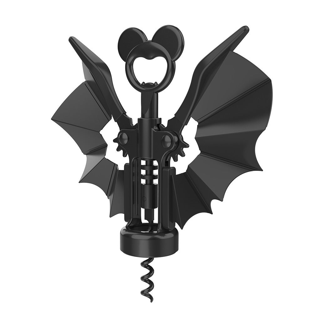 Bat Wing 2-in-1 Corkscrew & Bottle Opener – Novelty Winged Wine Opener Gift Set in Box