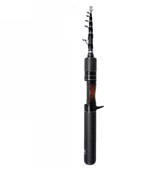 Telescopic Carbon-Fiber Lure Rod, 1.5–1.8 m