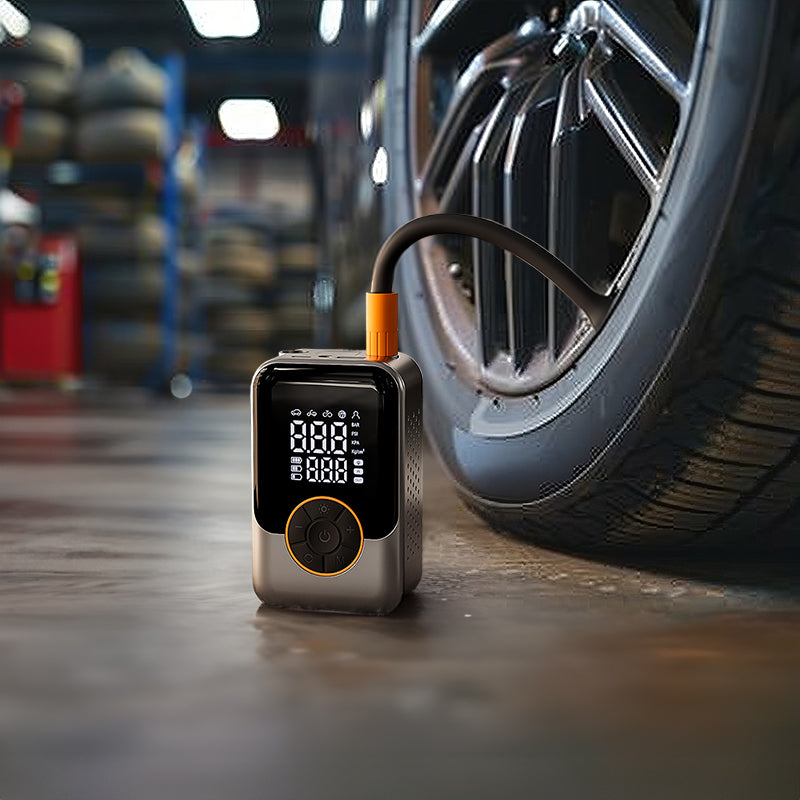 Portable Wireless Tire Inflator with Digital Display – 150 PSI Cordless Air Pump