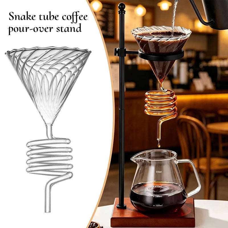 Spiral Cooling Pour-Over Coffee Dripper Stand – Ins-Style Americano Filter Holder