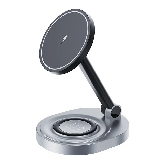 3-in-1 Magnetic Wireless Charging Stand for Phone, Watch and Earbuds