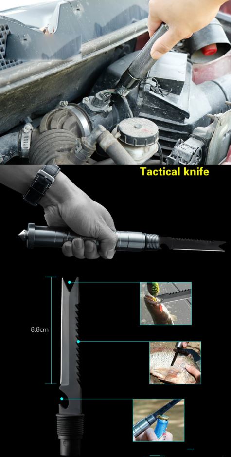 Folding Carbon Steel Multi-Purpose Camping Shovel
