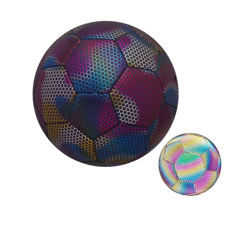 Reflective PU Soccer Ball for Match & Training