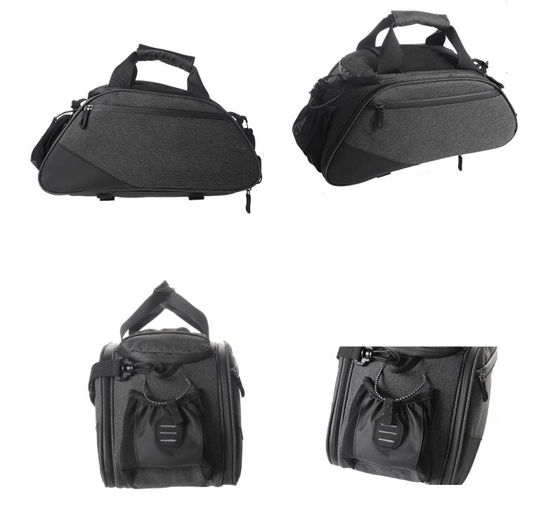 Expandable 840D Nylon Bicycle Rear-Rack Pannier Bag