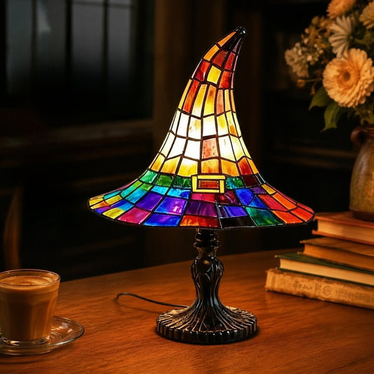 Halloween Witch Hat Decorative Lamp, 8 Color Options
