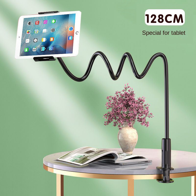 Flexible Gooseneck Phone & Tablet Stand with Desk Clamp – 75–138cm Adjustable Arm | Hands-Free Lazy Bracket | Bed, Desk & Sofa
