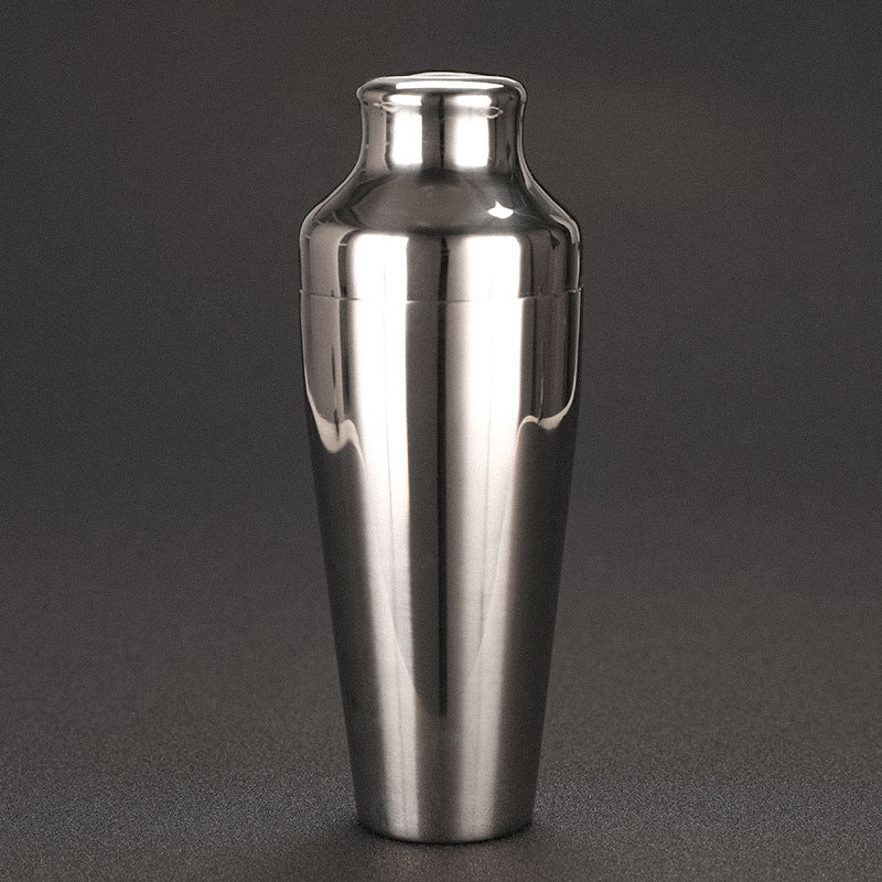 304 Stainless Steel French-Style Two-Piece Cocktail Shaker, 500ml
