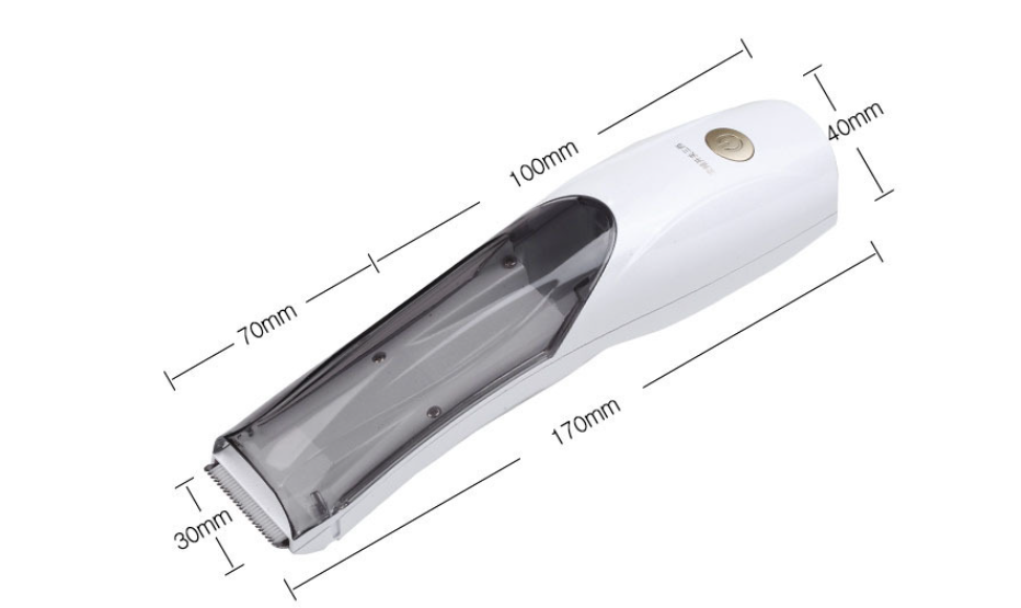 Cordless Pet Hair Clipper – Ceramic Blade, Built-In Hair Collection Chamber, USB Rechargeable | Cats & Dogs | 3 Colors
