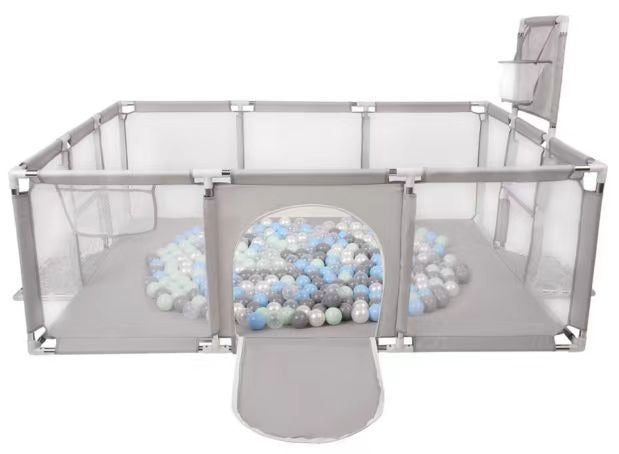 Children's Indoor Playpen and Ball Pit Fence with Mesh Panels