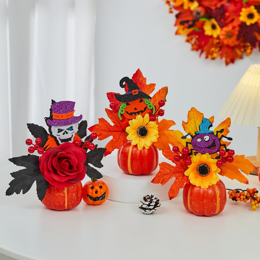 PVC Pumpkin Decoration for Halloween & Harvest Displays