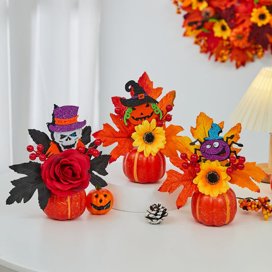 PVC Pumpkin Decoration for Halloween & Harvest Displays