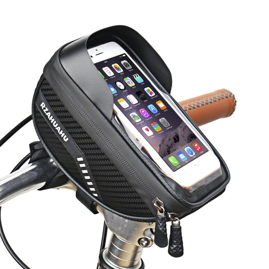1.2L Bicycle Top-Tube Phone Bag with Touchscreen Window