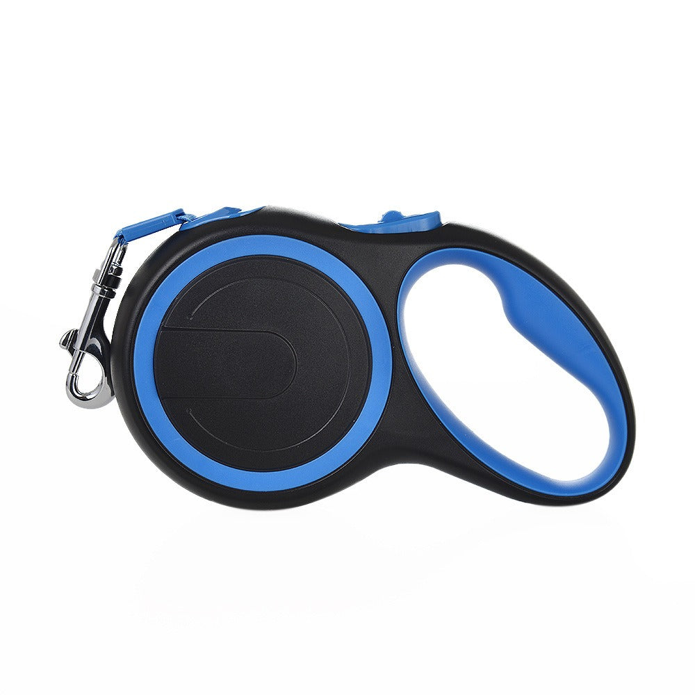 Retractable Dog Leash with LED Flashlight & Poop Bag Dispenser – Single or Dual Cord, 3M Nylon | Walk 1 or 2 Dogs | 10 Colors