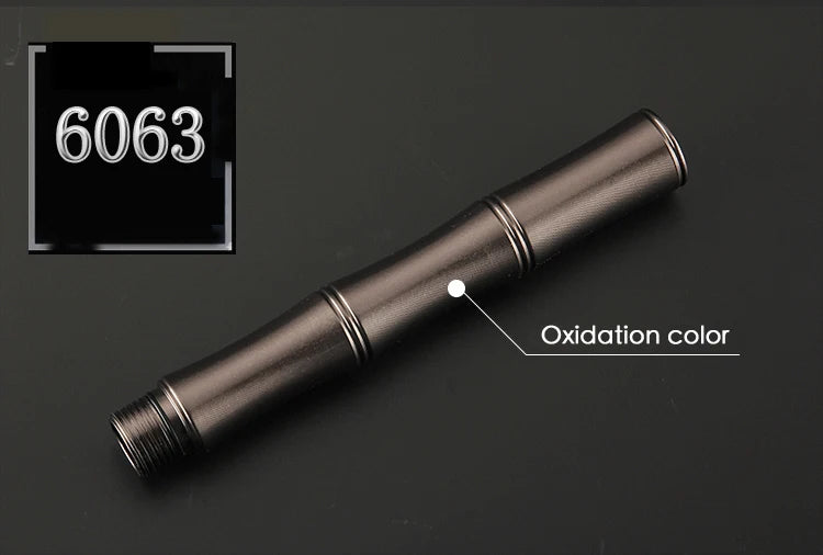 Folding Aluminum Outdoor Walking Stick with 440 Steel Knife