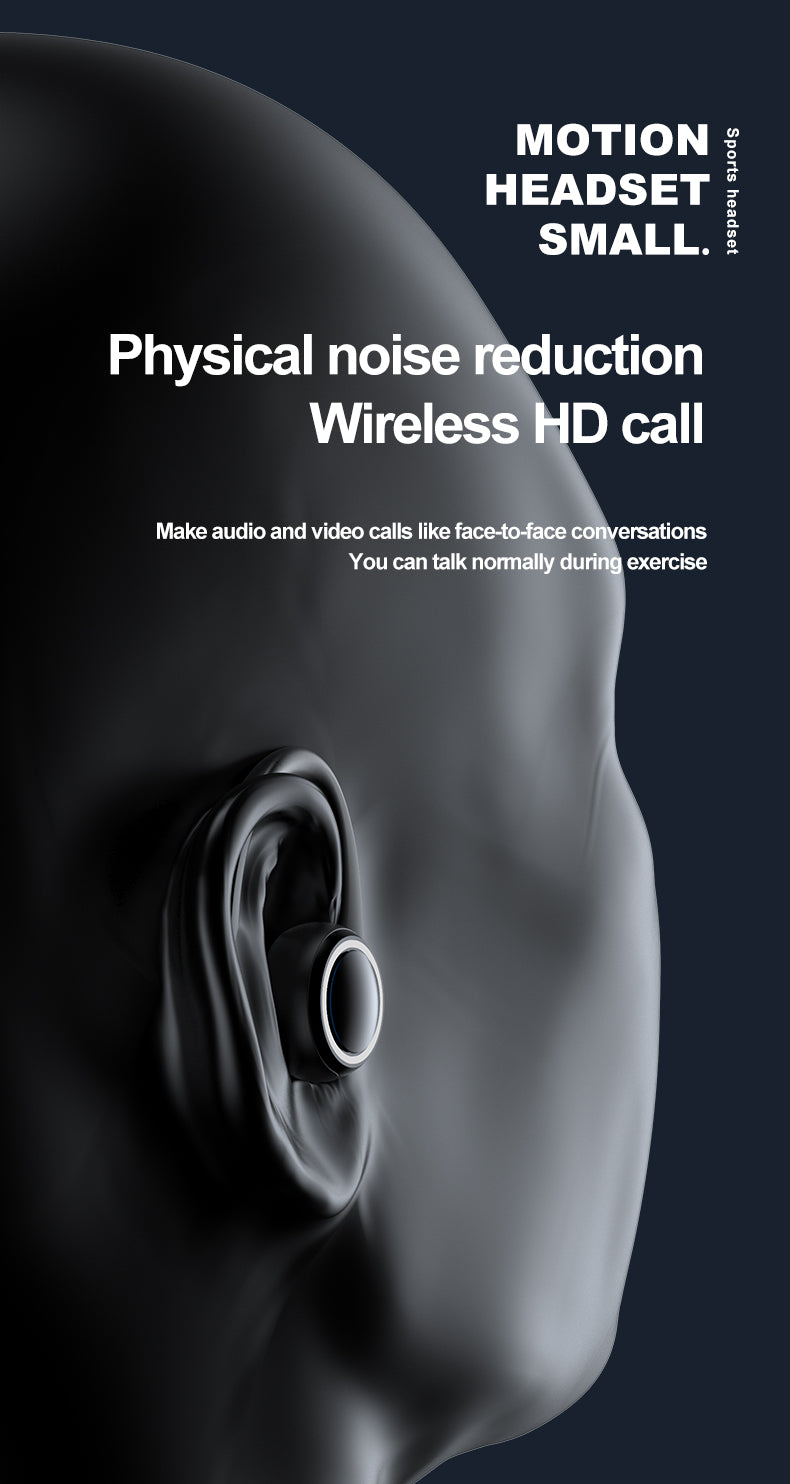 A1S Single-Ear Bluetooth Headset – Hanging Ear Business Sports Headset