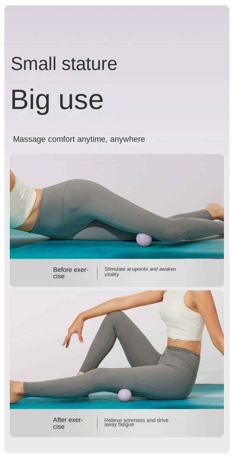 63 mm Silicone Fascia Massage Ball for Yoga and Foot Massage