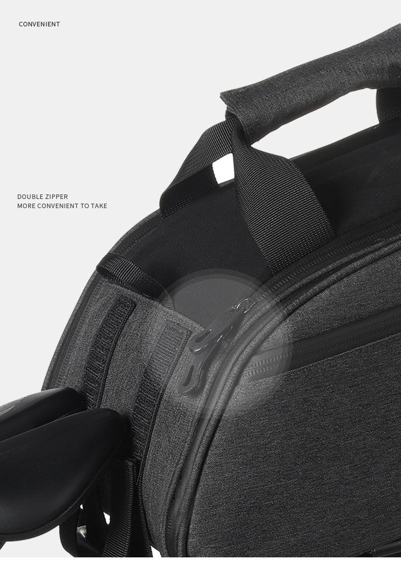 Expandable 840D Nylon Bicycle Rear-Rack Pannier Bag