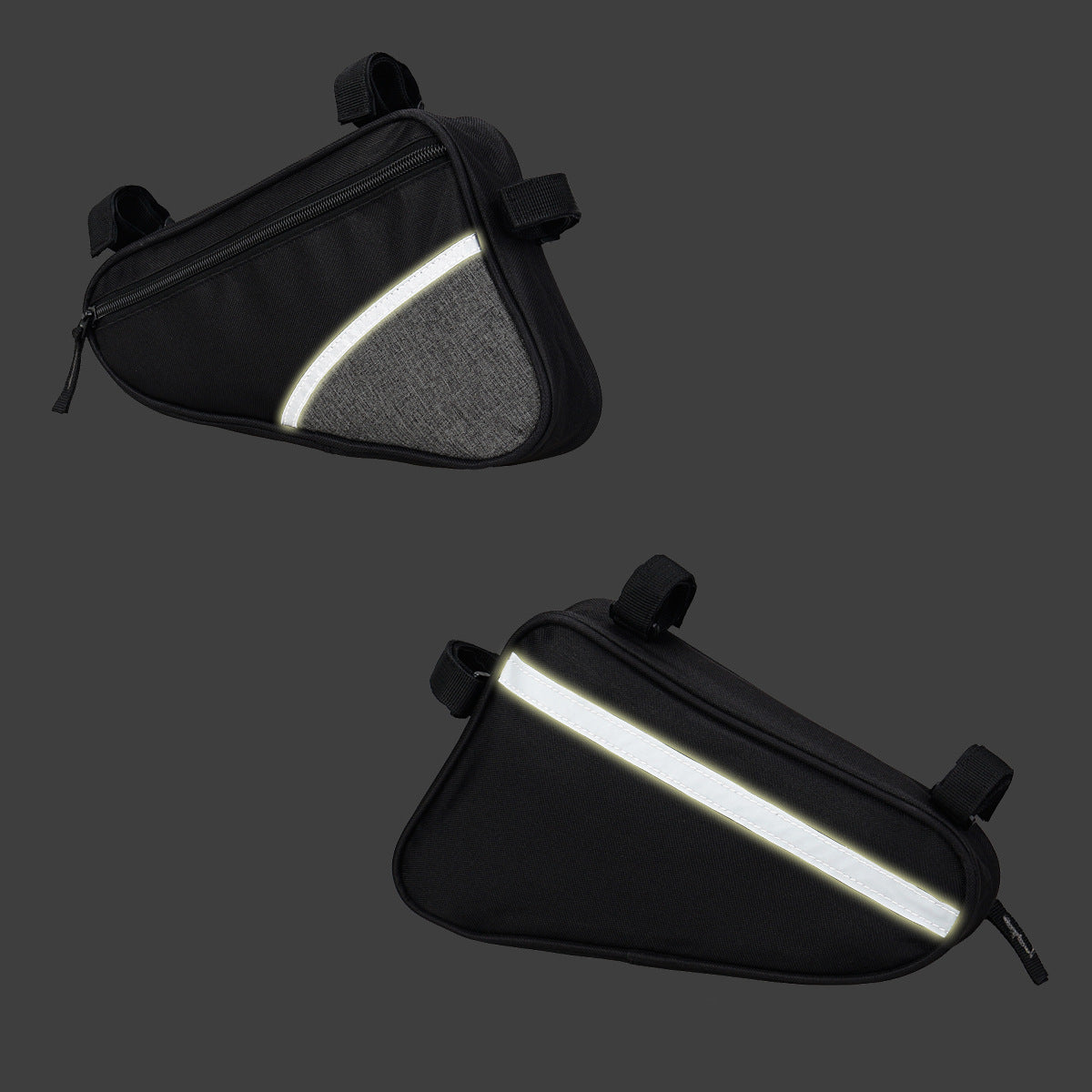 2L Reflective Bicycle Frame Triangle Bag