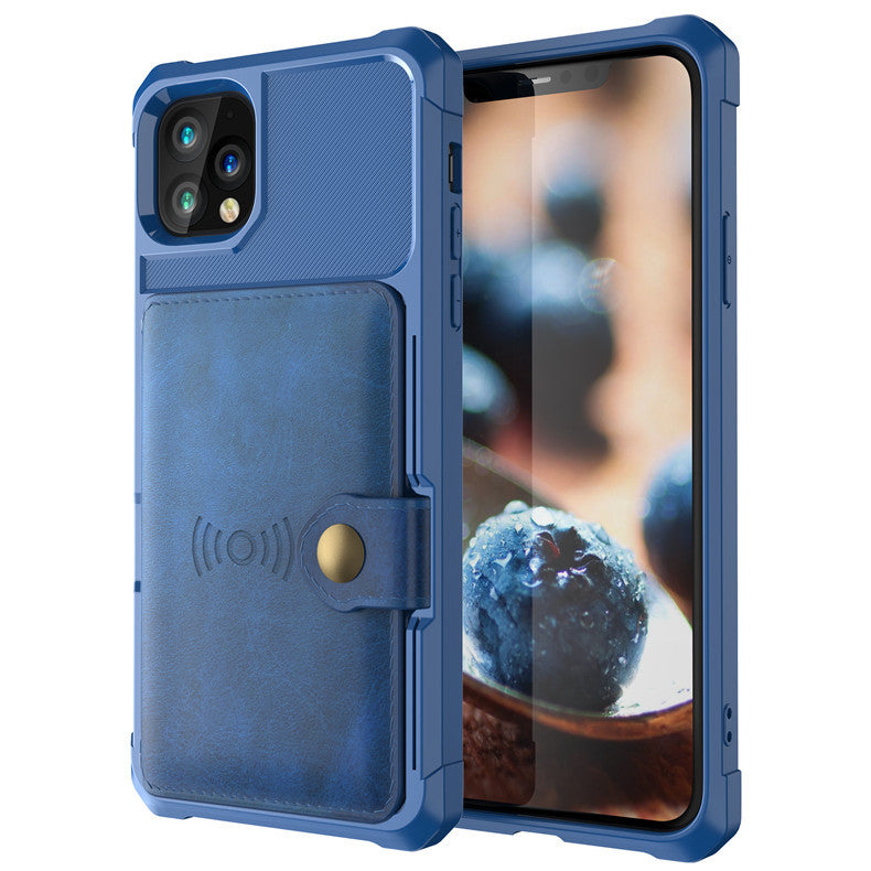 Magnetic Card Sleeve Wallet Case for iPhone 13 Series