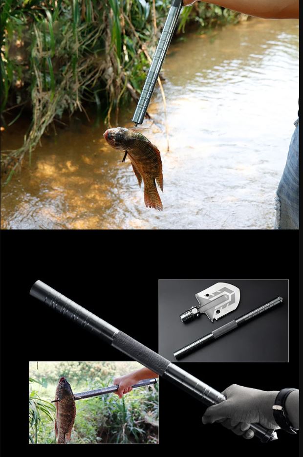 Folding Carbon Steel Multi-Purpose Camping Shovel