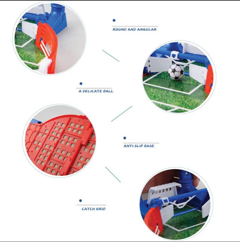 Portable Mini Tabletop Football Game for 2 Players