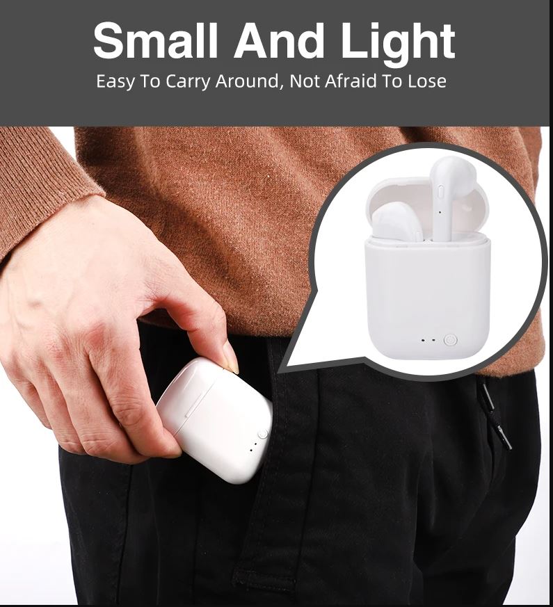 Mini-2 TWS Bluetooth 5.0 Wireless Earbuds with Charging Case