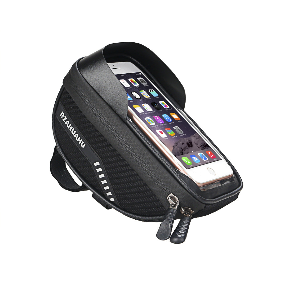 1.2L Bicycle Top-Tube Phone Bag with Touchscreen Window