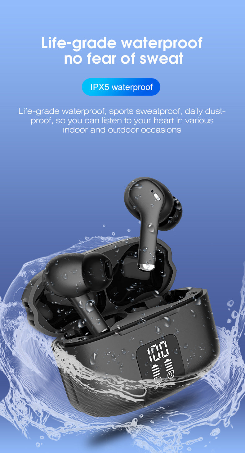 M48 Pro Wireless Bluetooth Headset – ENC Noise Reduction, IPX5 Waterproof
