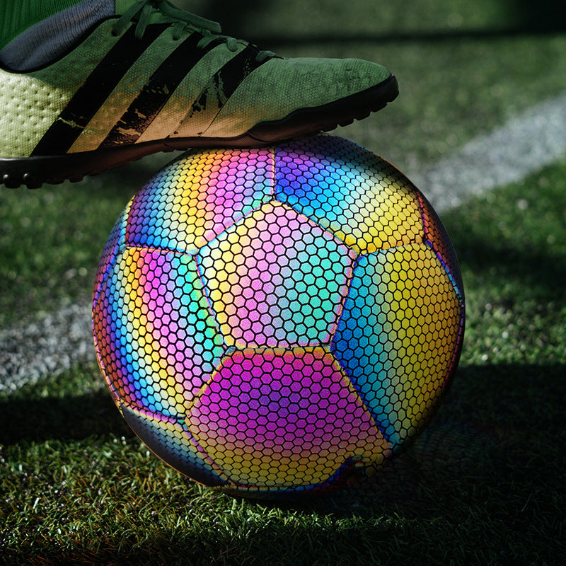Reflective PU Soccer Ball for Match & Training