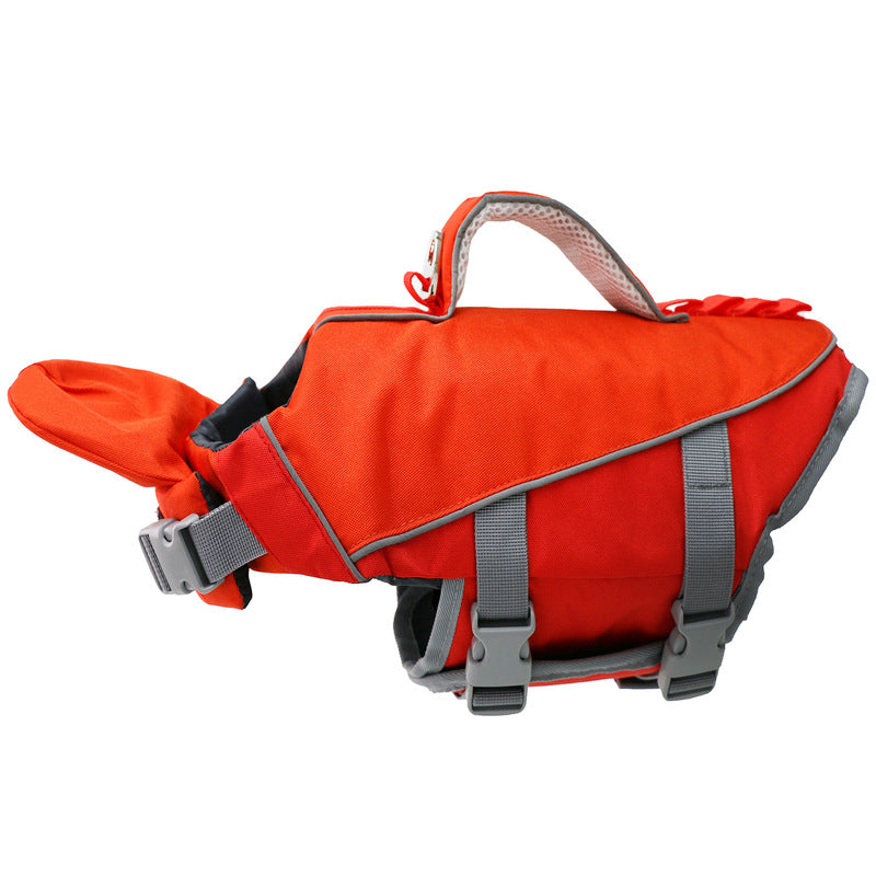 Adjustable Dog Life Jacket – 600D Oxford, High Buoyancy, Rescue Handle, Reflective Stripes | Swimming & Water Sports | XS–XL | 4 Colors