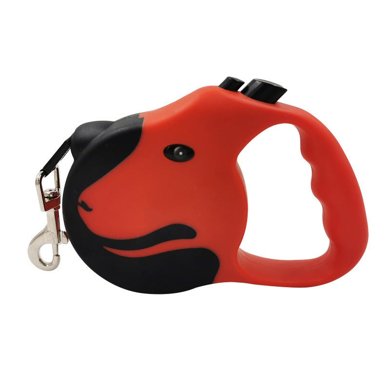 Heavy-Duty Retractable Dog Leash for Medium & Large Dogs – 5M or 8M, 50kg Rated, One-Button Brake | 4 Colors