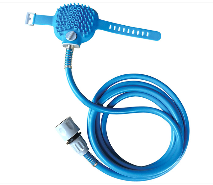 Wearable Pet Bathing Brush & Sprayer Glove – 3-in-1 Spray, Scrub & Massage | 2.5M Hose | Dogs, Cats & Horses