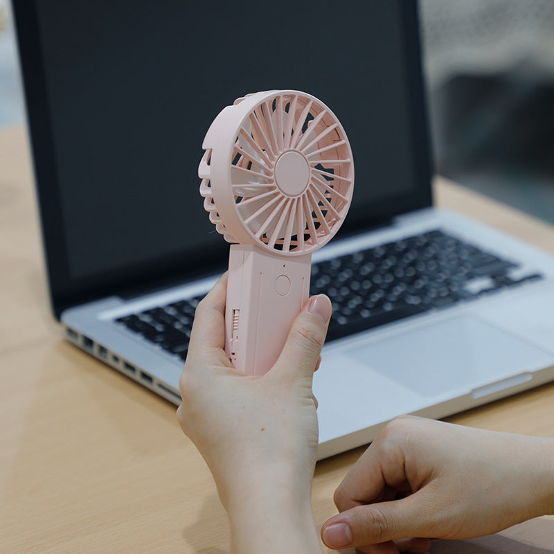 Mini USB Oscillating Desk Fan – 3-Speed Quiet Portable Fan for Office, Home & Outdoor Use