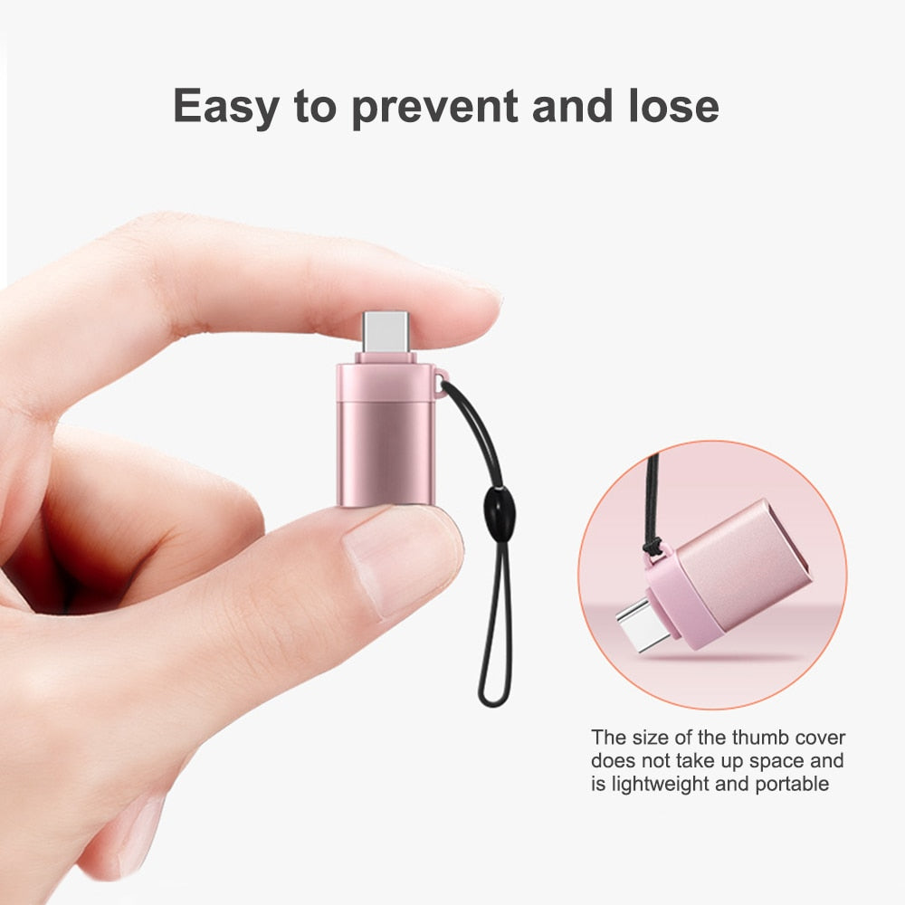 USB-C 3.0 OTG Adapter for Charging and Data