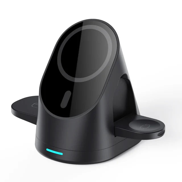 Vertical 3-in-1 Wireless Charging Stand for Phone, Watch and AirPods