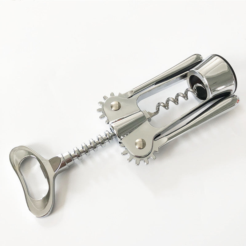 Premium Winged Corkscrew Wine Opener – Zinc Alloy Wing Lever Bottle Opener | Gift Box | Rose Gold, Chrome & White Nickel
