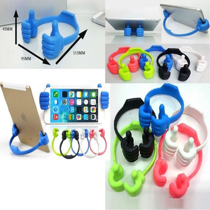 Portable Adjustable Thumb Phone Holder Stand for Smartphones