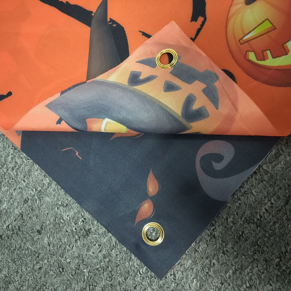 250 × 48 cm Halloween Hanging Banner & Party Backdrop