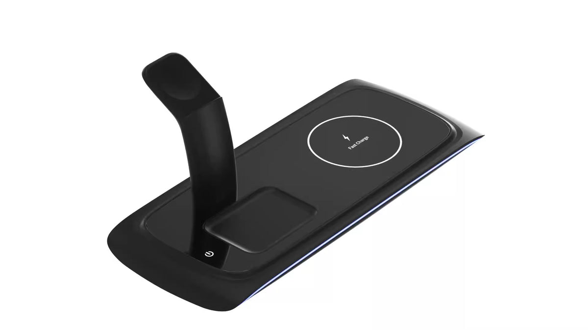 3-in-1 15W Wireless Charging Station for Phone, Watch and AirPods