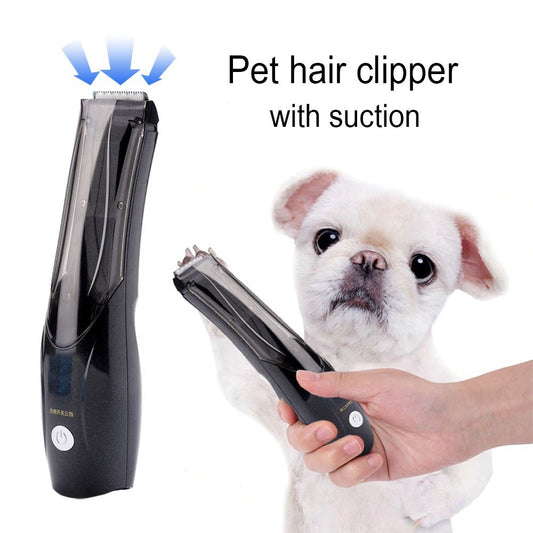 Cordless Pet Hair Clipper – Ceramic Blade, Built-In Hair Collection Chamber, USB Rechargeable | Cats & Dogs | 3 Colors