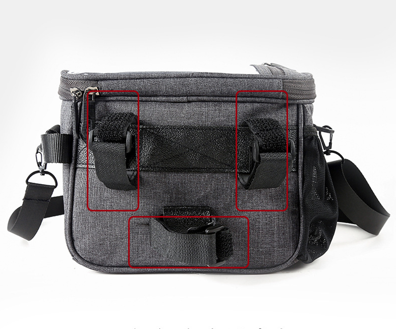 5L Bicycle Handlebar Bag with 6.5-Inch Touchscreen Window