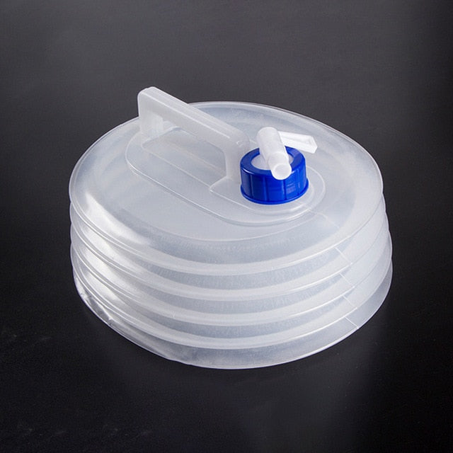 Collapsible Silicone Water Bottle with Lid, 400–600 ml